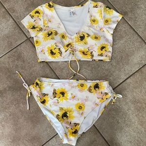 Decree XL sunflower 2 piece swimsuit bikini